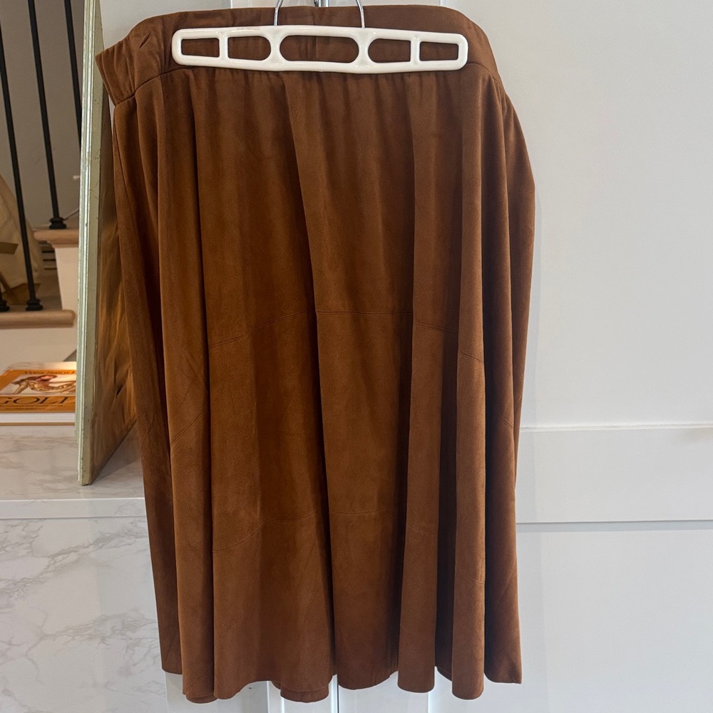 Relativity Tan Midi Skirt